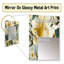 Motif de pivoines Derwood Botanical Bliss Boho - miroir décoratif floral, miroir mural de chalet, impression d'art en métal-48130187