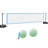 OXYGIE Pool Volleyball Net Games Set With Ball Adjustable Up To 32 Feet Wide