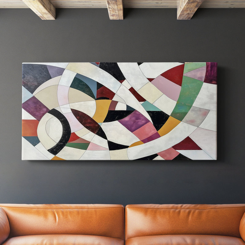 Abstract Series 1 # XXXVI-Gallery, toile tendue, H 24 po x l 48 po