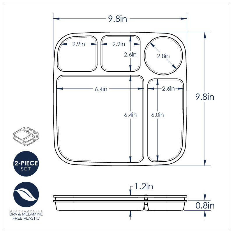 Divided Meal Trays