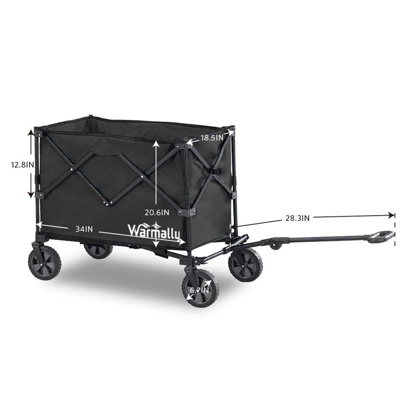 Chariot pliable portatif pliable