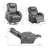 Polyester and Metal Frame Power Lift Recliner with Storage-786876505