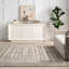Tapis de couloir géométrique lavable à la machine pour le salon Eckhart-81941605