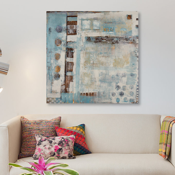 « peek-a-boo », reproduction sur toile, H 26 po x l 26 po x P 1,5 po, Pas de tapis, Toile tendue
