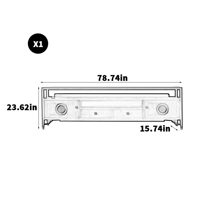 Meuble télé simple et moderne