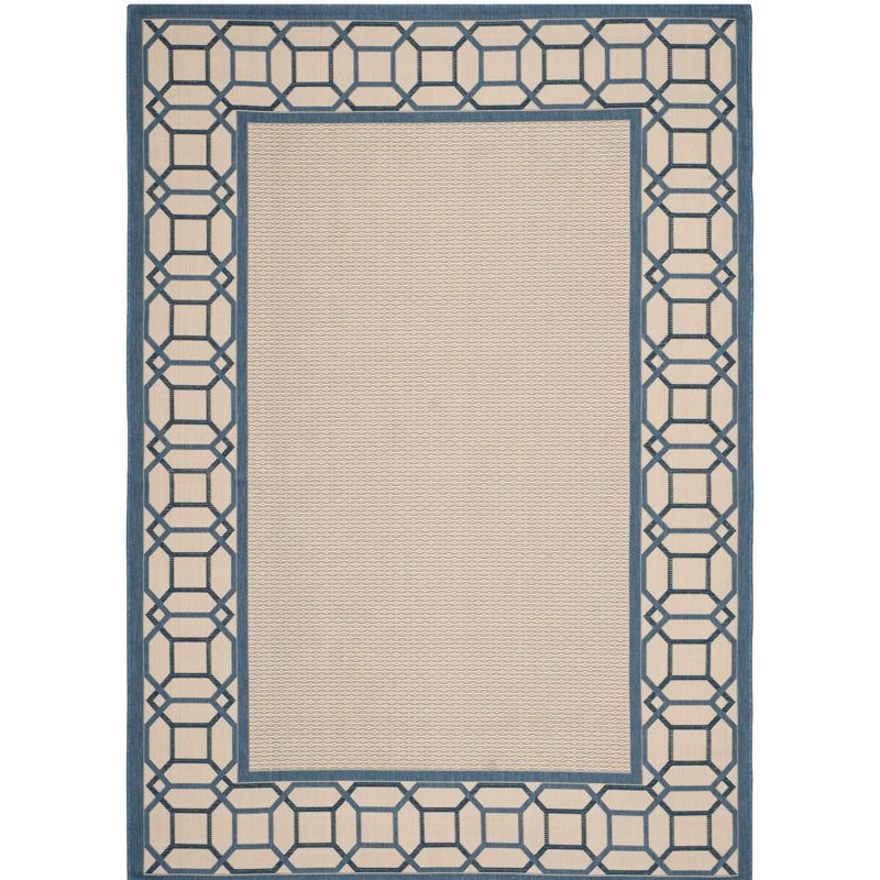 Tapis géométrique Jamon Martha Stewart Performance, Rectangle 4 pi x 5 pi 7 po