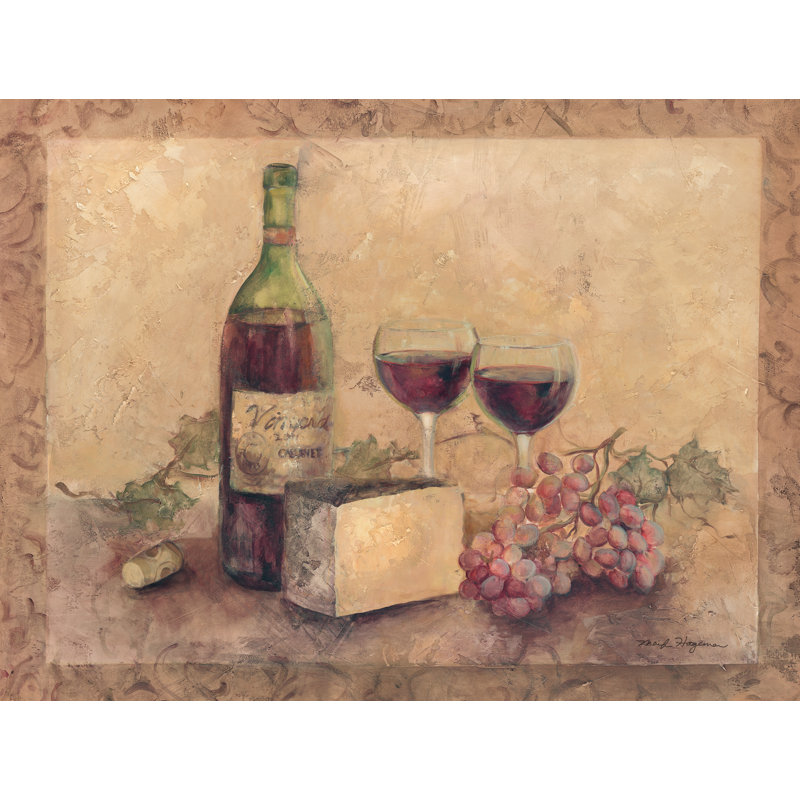 «California Cabernet on Canvas» par Marilyn Hageman, reproduction, H 24 po x l 32 po