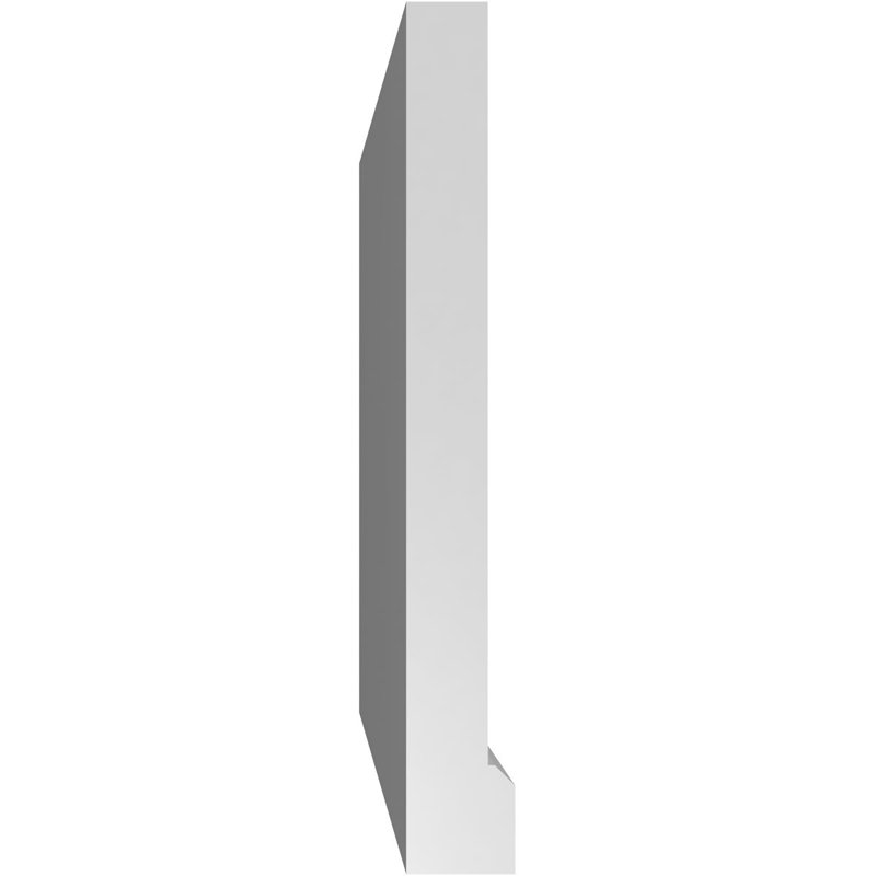 Cadre de seuil Brickmould, brun clair apprêté, H 16 po x l 18 po x P 2 po