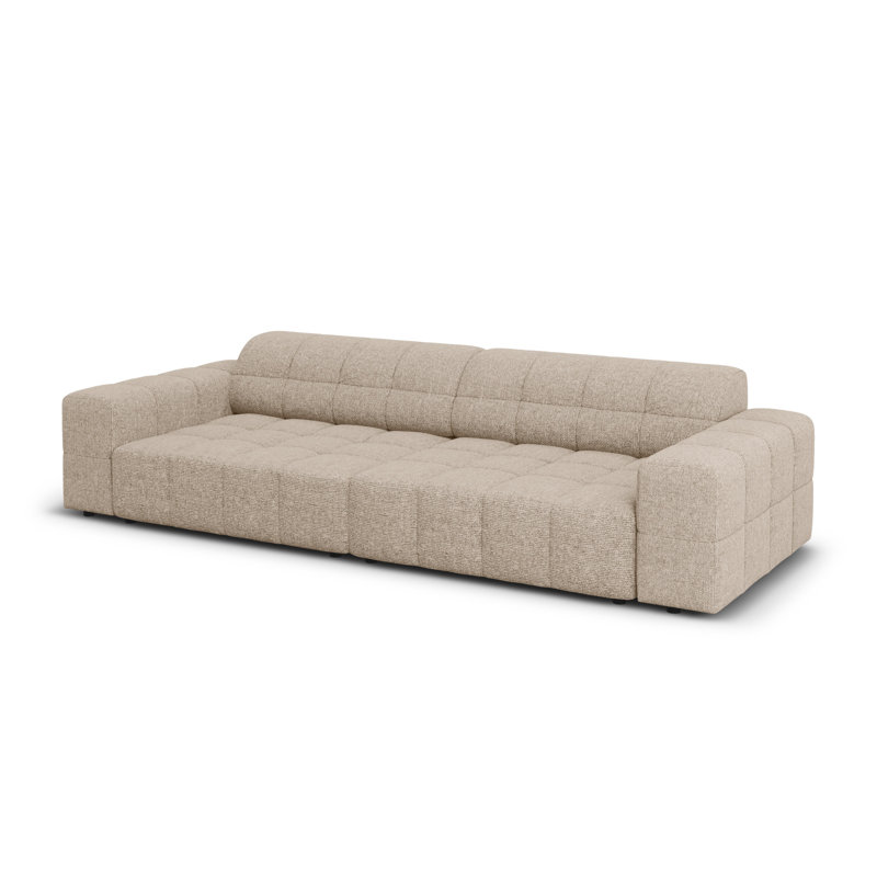 Chicago 4 Seater Sofa, Beige, 4