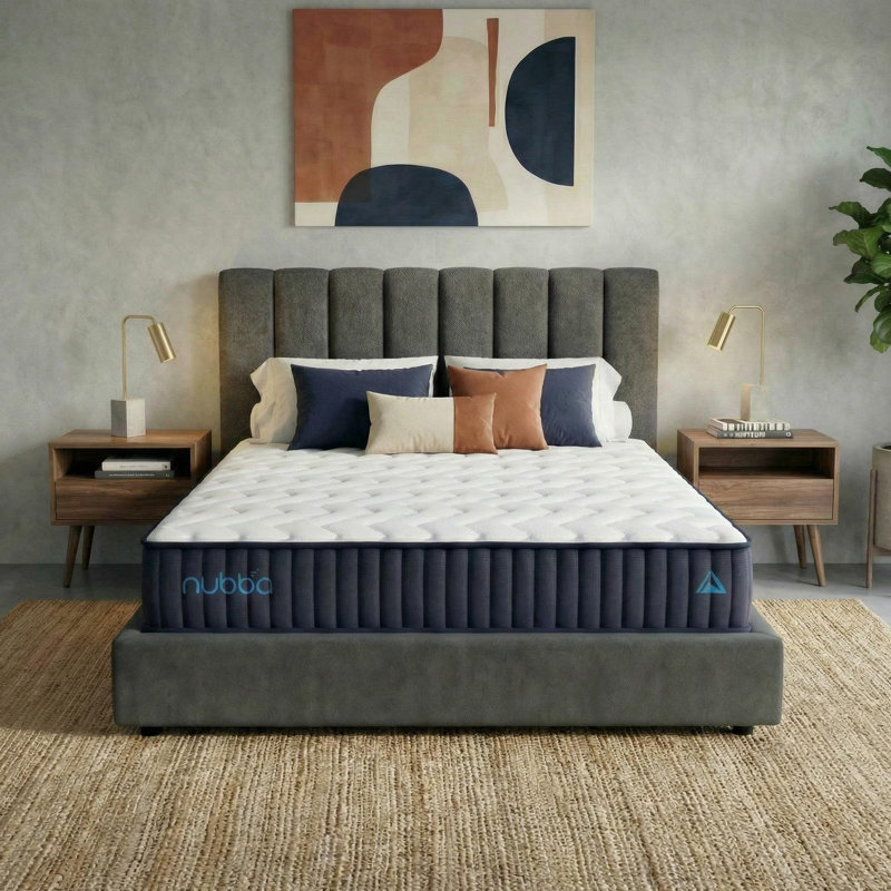 Grand matelas hybride blanc 12 po
