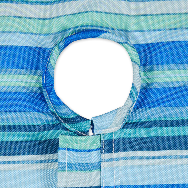 NAPPE EXTÉRIEURE BEACHY STRIPE, Bleu océan