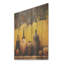 Art contemporain de poterie jaune - poterie bohème sur bois-1482206937