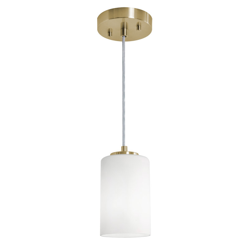 Suspension Elsfield P04MBLB Elsfield 4 po à une lumière, culot moyen, laiton antique clair