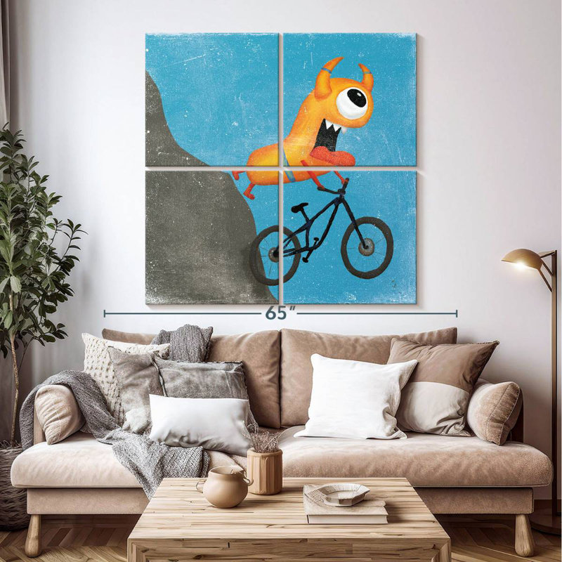 Ashelle Xtreme Monsters I, 50" H x 50" W