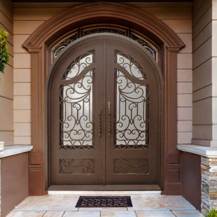 Versailles Archway Iron Door