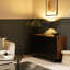 Dadiva Brushed Chrome Stem Table Lamp with Velvet Reni Shade-438168489-412353858-412353856