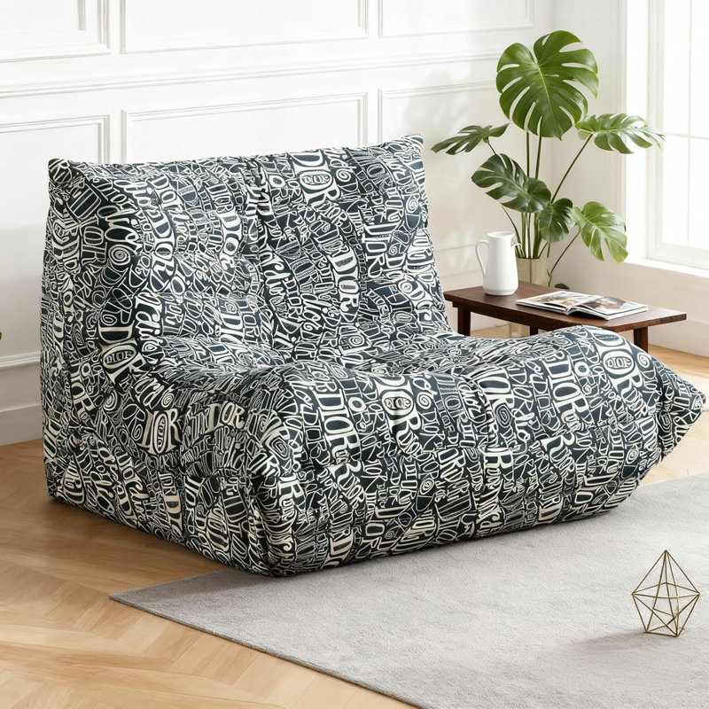 Fauteuil à billes pour adultes, canapé confortable avec mousse haute résilience