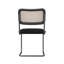 Chaise de travail en velours Annariitta