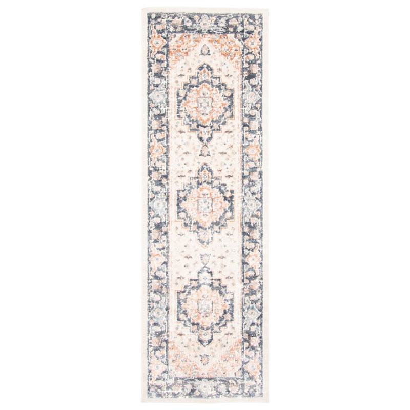 Heriza Ivory Rug, Runner 2'8" x 8'2"