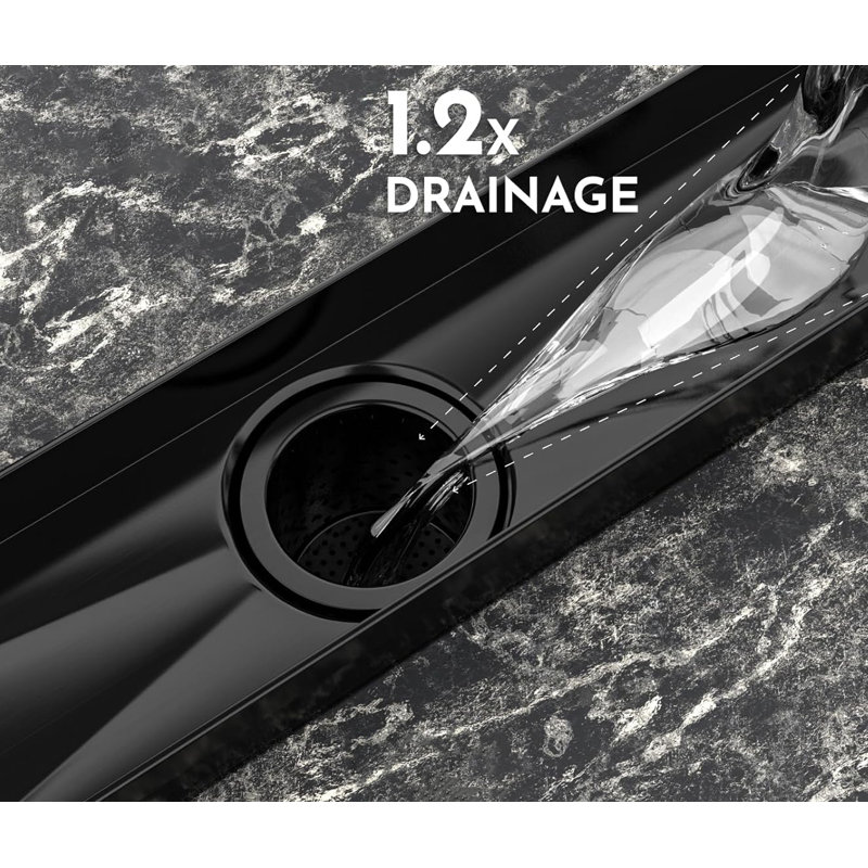 24 Inch Oil Rubbed Bronze Stainless Steel Linear Shower Drain