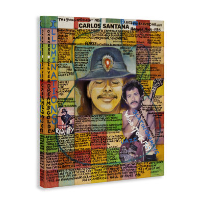 «Carlos Santana Collage» par Sabin