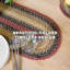 Chemin de table d'intérieur tressé en jute de qualité supérieure Kimmel, taille 11 po x 36 po-69335904-69335907-75845065