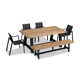 Danylle 79'' Rectangular 8 - Person Outdoor Dining Set