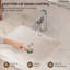 Robinet de salle de bain à un trou, robinet de salle de bain à poignée simple avec drain-133211190
