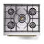 Cuisinière à double combustible ILVE Nostalgie II Series 30 po avec 5 brûleurs scellés (propane liquide, porte vitrée)-1711201722-1711201674