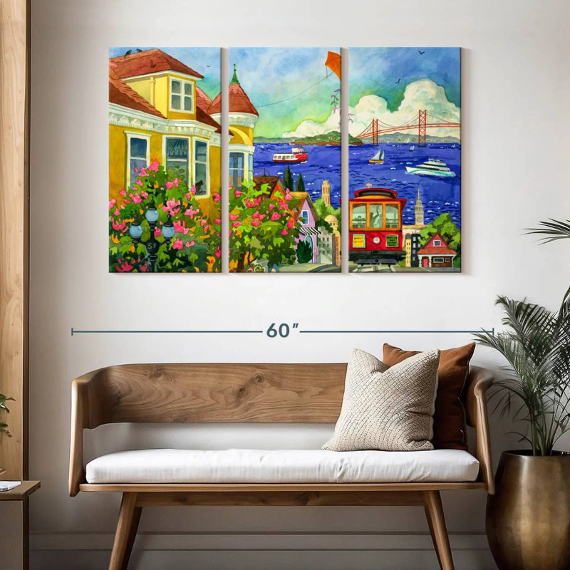 Sireci San Francisco, 32" H x 50" W