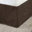 Édredon très grand 7 pièces brun - simili suède, boutons décoratifs style chalet, rembourrage, coussins inclus, aspect lavable à la machine, 1 et 3-118651953