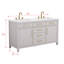 Meuble-lavabo double 60 po Wenniah-82278134