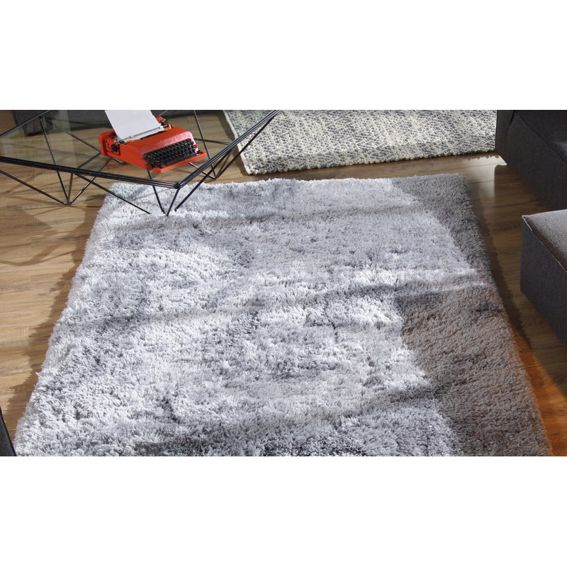 Flocatic Solid Colour Hand Woven Area Rug, Rectangular 120 x 180 cm