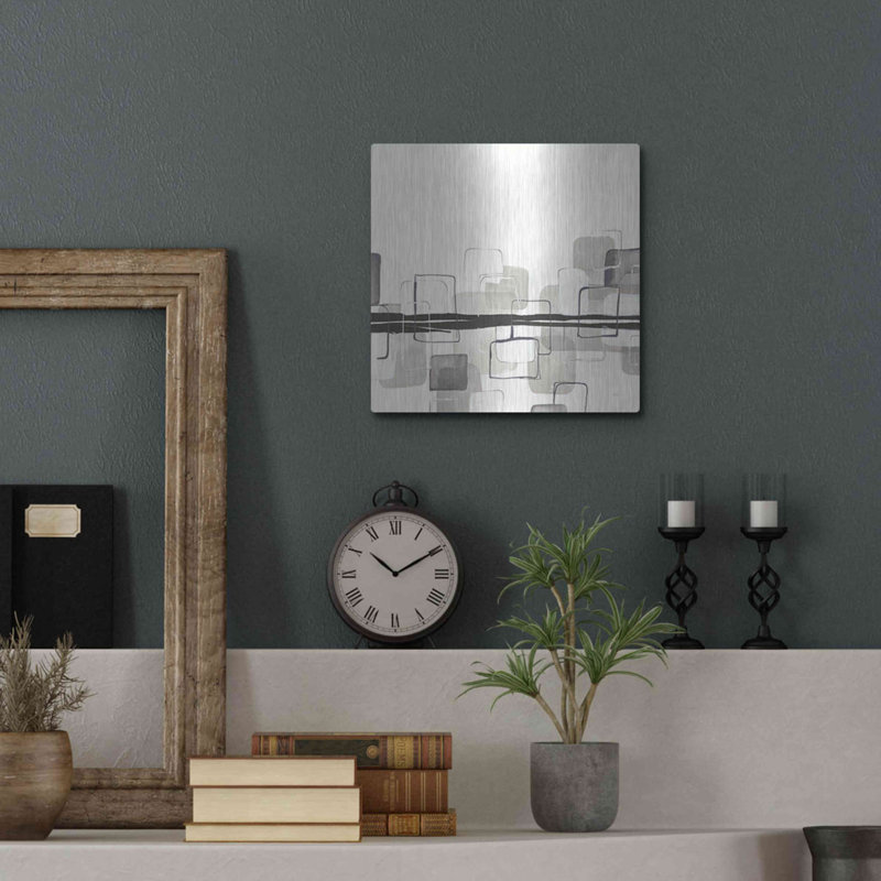 Wrought Studio ™ «Placid Boxes II» par Chris Paschke, H 12 po x l 12 po 