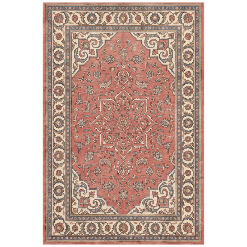 Médaillon traditionnel Rub Rubit, Rectangle 9'10" x 14'1"