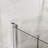 34"X72" Semi-Frameless Pivot Shower Door, 1/4 Inch Thick Clear Tempered Glass, Modern Bathroom Swing Door Design-110439334