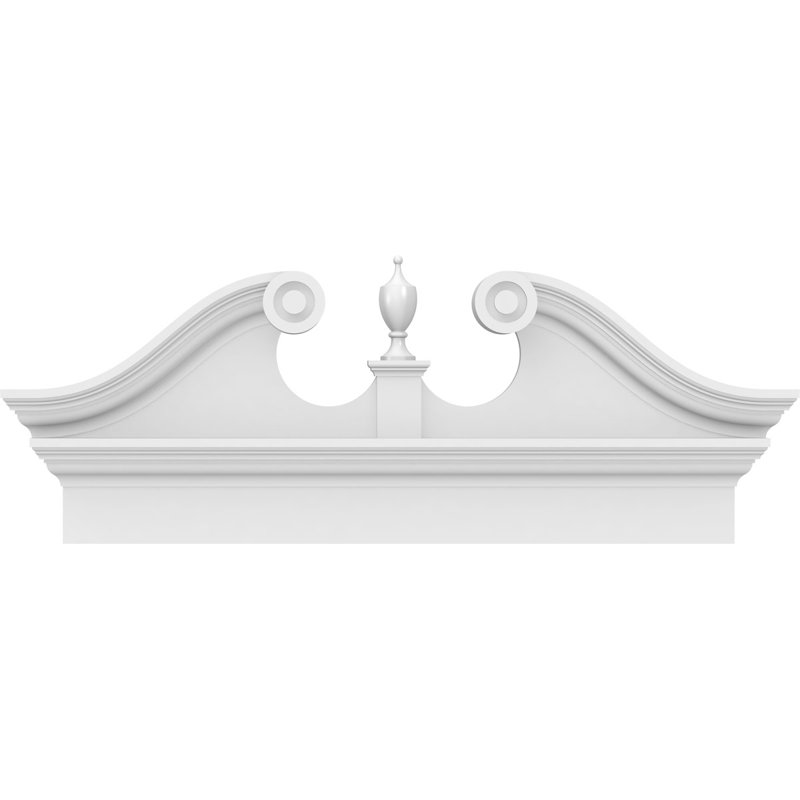 Rams Head, H 16 3/8 po x l 38 po x P 2 3/4 po