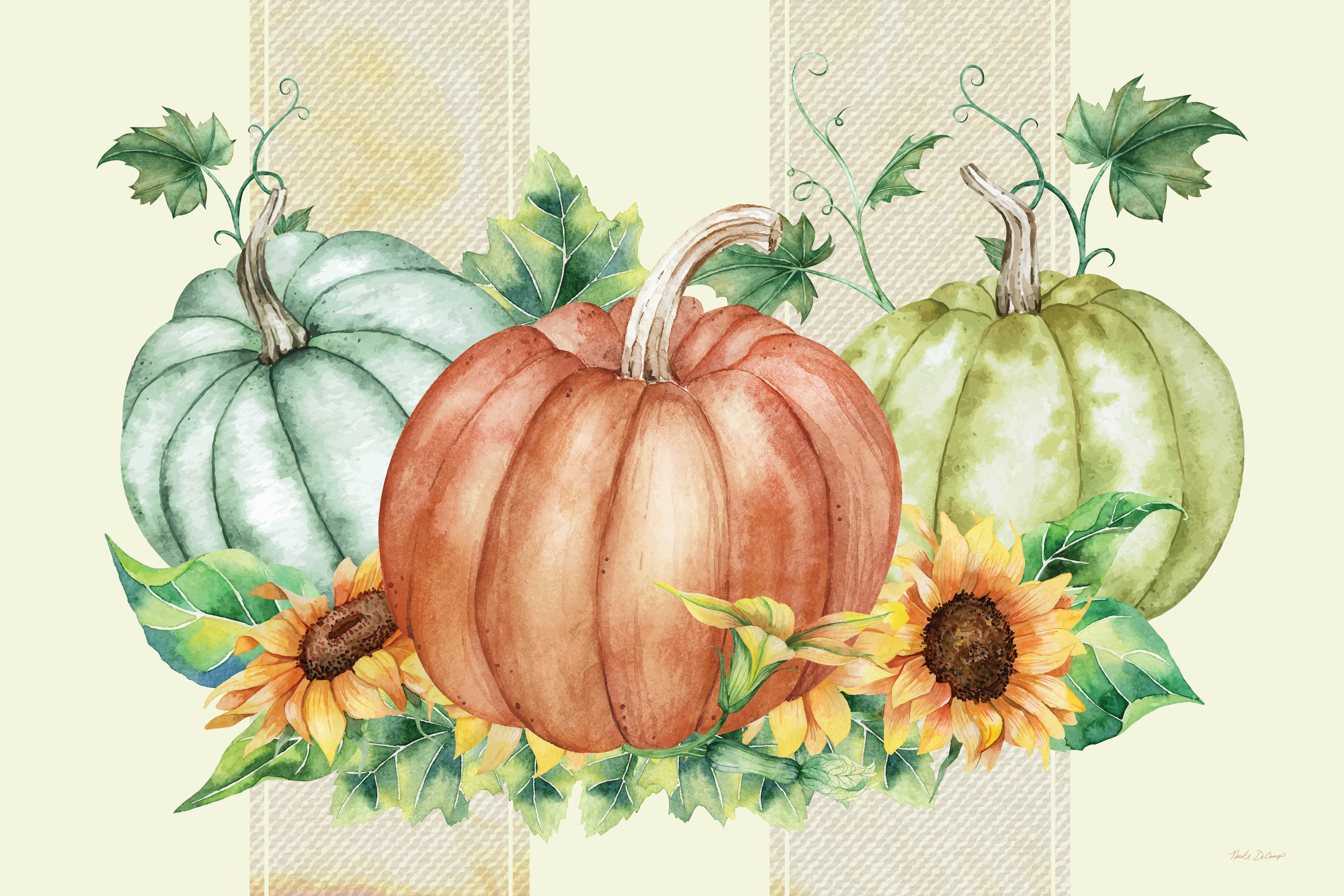 Rosalind Wheeler Harvest Still Life Pumpkins by Nicole DeCamp | Wayfair