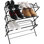 Zenree 4-Tier Foldable Metal Shoe Rack Shelf, Matte Black