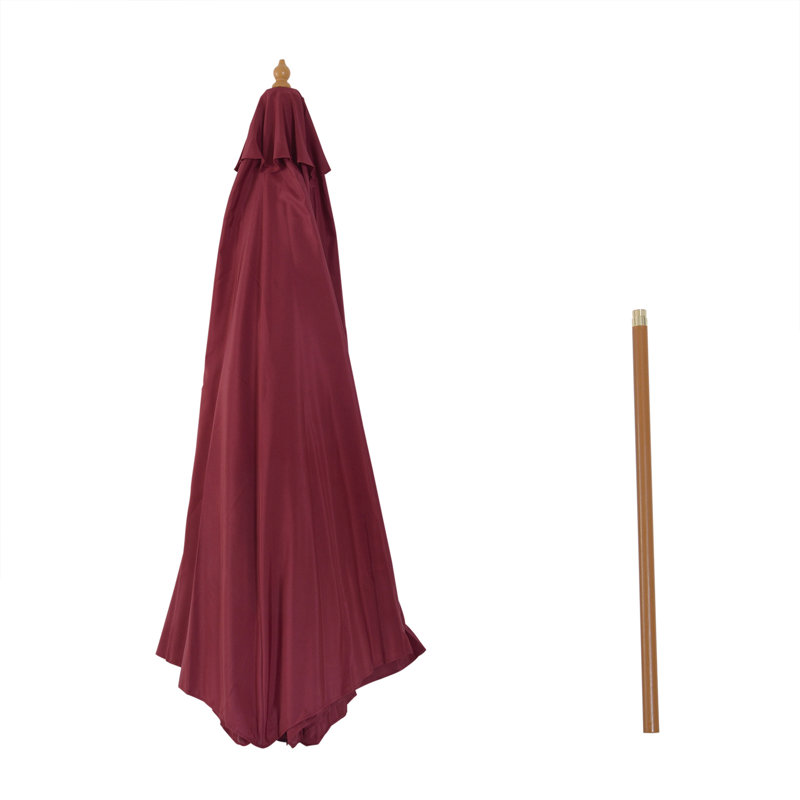 Lakewood 300cm Market Parasol, Red
