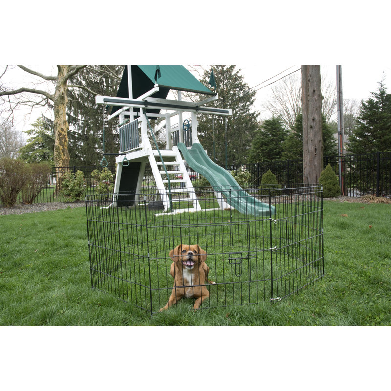Disdier 24'' H Panel Metal Exercise Pen