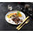Shining Gold Metal Tableware Set