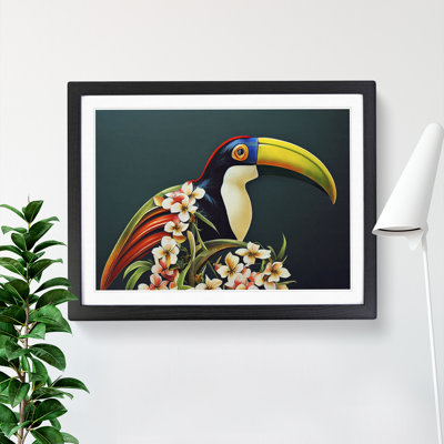 Tremendous Toucan Bird - Single Picture Frame Print