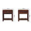 45cm W Solid Wood Bedside Table