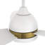 Ventilateur de plafond 48 po à 3 pales DEL intelligent avec télécommande et ensemble d'éclairage inclus.