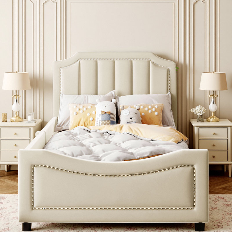 Lit de jour rembourré Classic, Beige