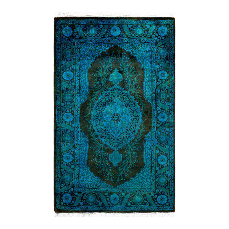 Fine Vibrance One-of-a-Kind 2'8" X 4'1" Hand Knotted Area Rug