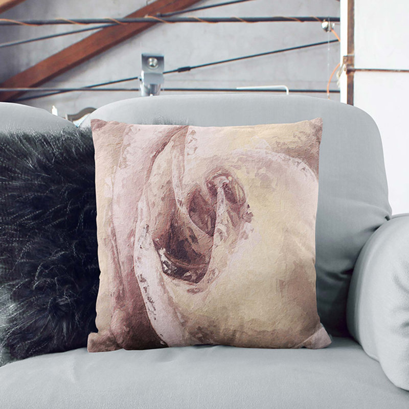 Abstract Square Throw Cushion, 40cm H x 40cm W x 15cm D