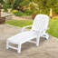 Ensemble de 2 chaises longues réglables Fazia