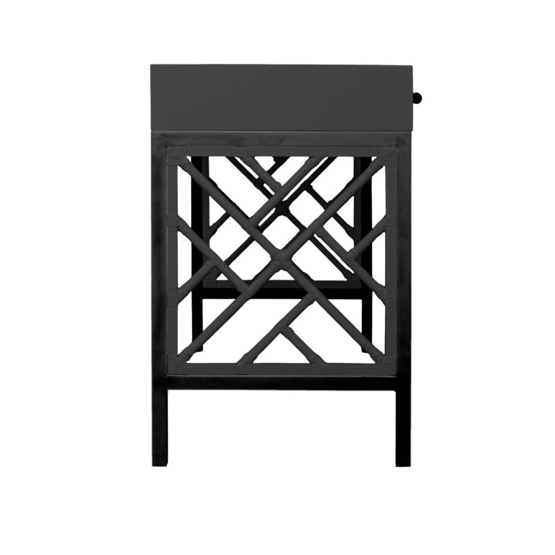 Chippendale Writing Desk, Black